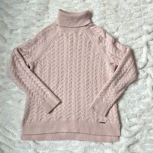 Micheal Kors pink turtleneck size Medium